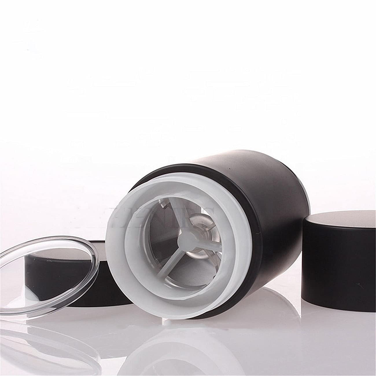 Healthcom 10 Pack 75ml Empty Round Deodorant Containers Twist Up Filling Stick Deodorant Container 2.5 Oz Plastic Deodorant Bottles Refillable Lip Balm Tube for Lipstick Crayon Chapstick DIY Make Own Deodorant(Black) …