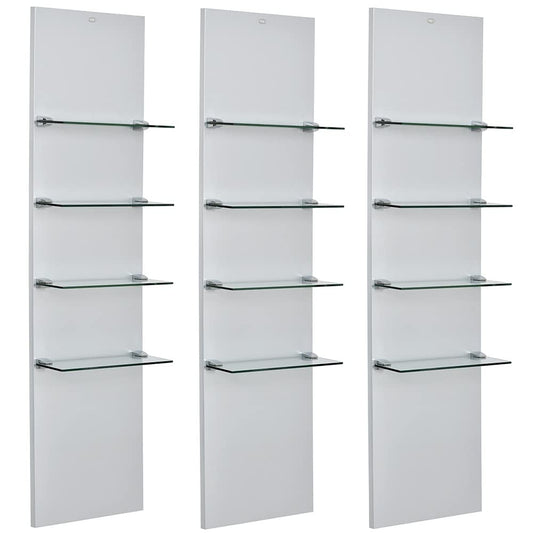 Dir Retail Product Display Shelf for Beauty Salon - Vina, Silver
