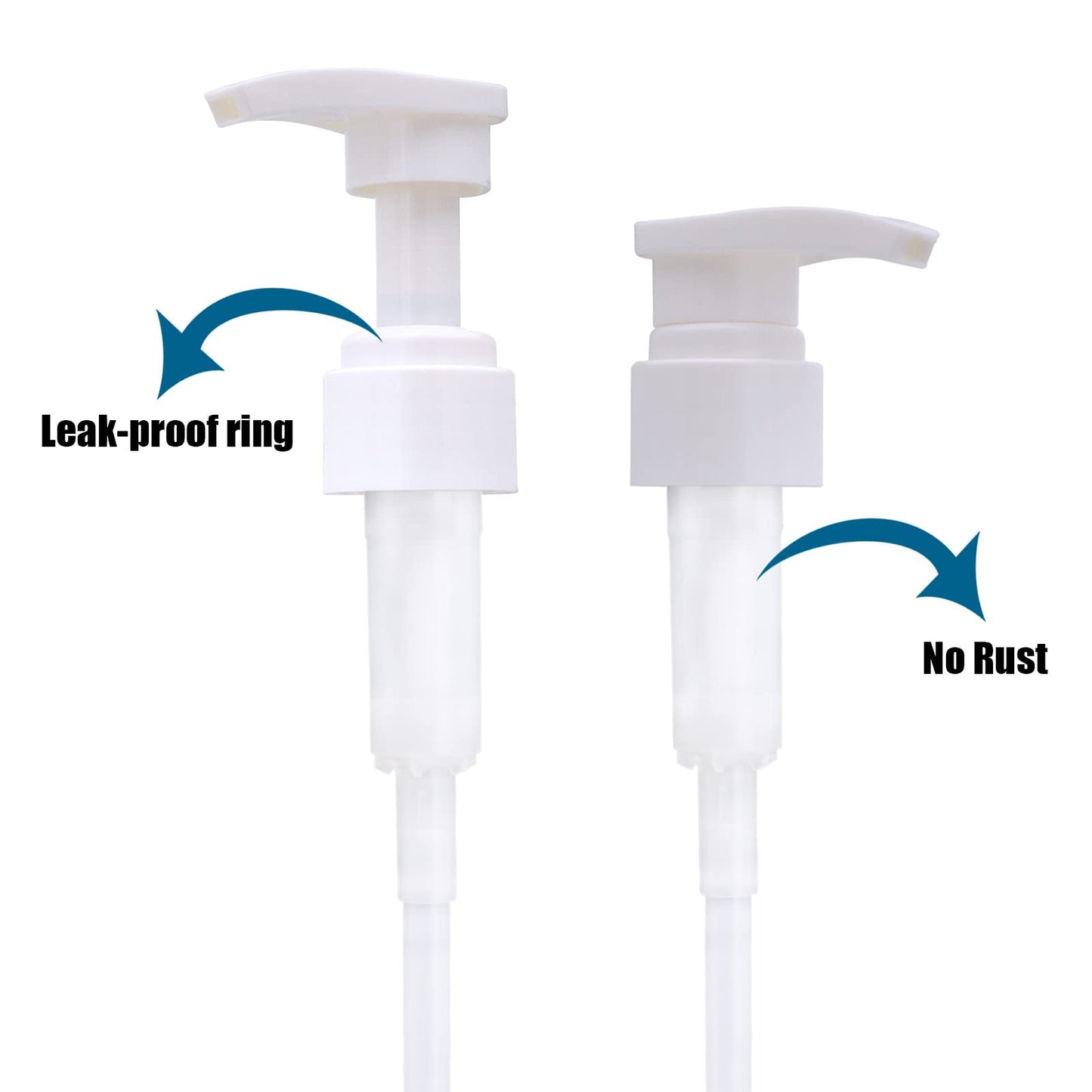 Cosywell Pump Bottle Dispenser Plastic Pump Bottles Refillable Bottles Wide Mouth Jar Style Empty Pump Bottles Bathroom Shower Containers for Lotion Shampoo Conditioner (White, 3X 1000ml)