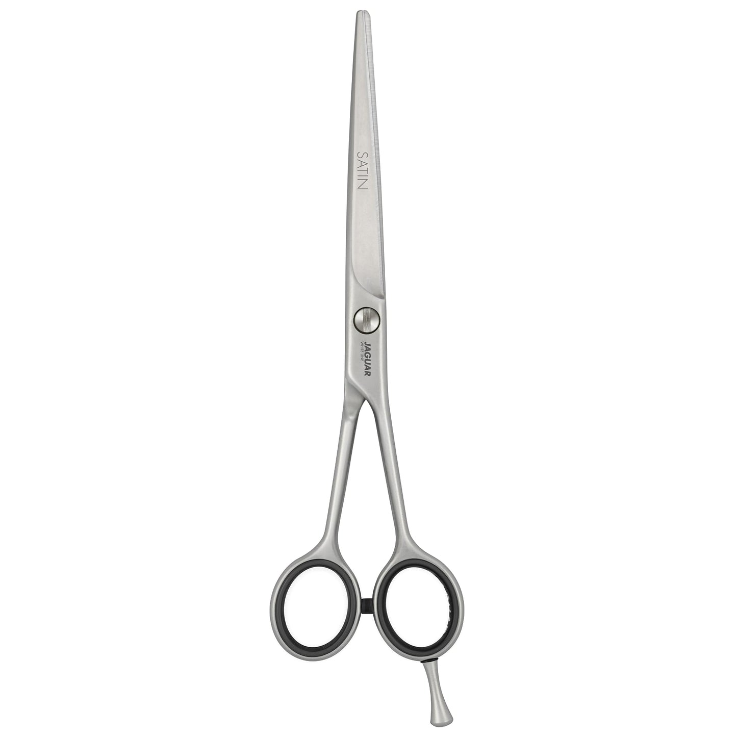 Jaguar Shears White Line Satin 6.5 Inch Professional Steel Hair Cutting & Trimming Scissors for Salon Stylists, Beauticians, Hairdressers and Barbers, Classic Design, Made in Germany