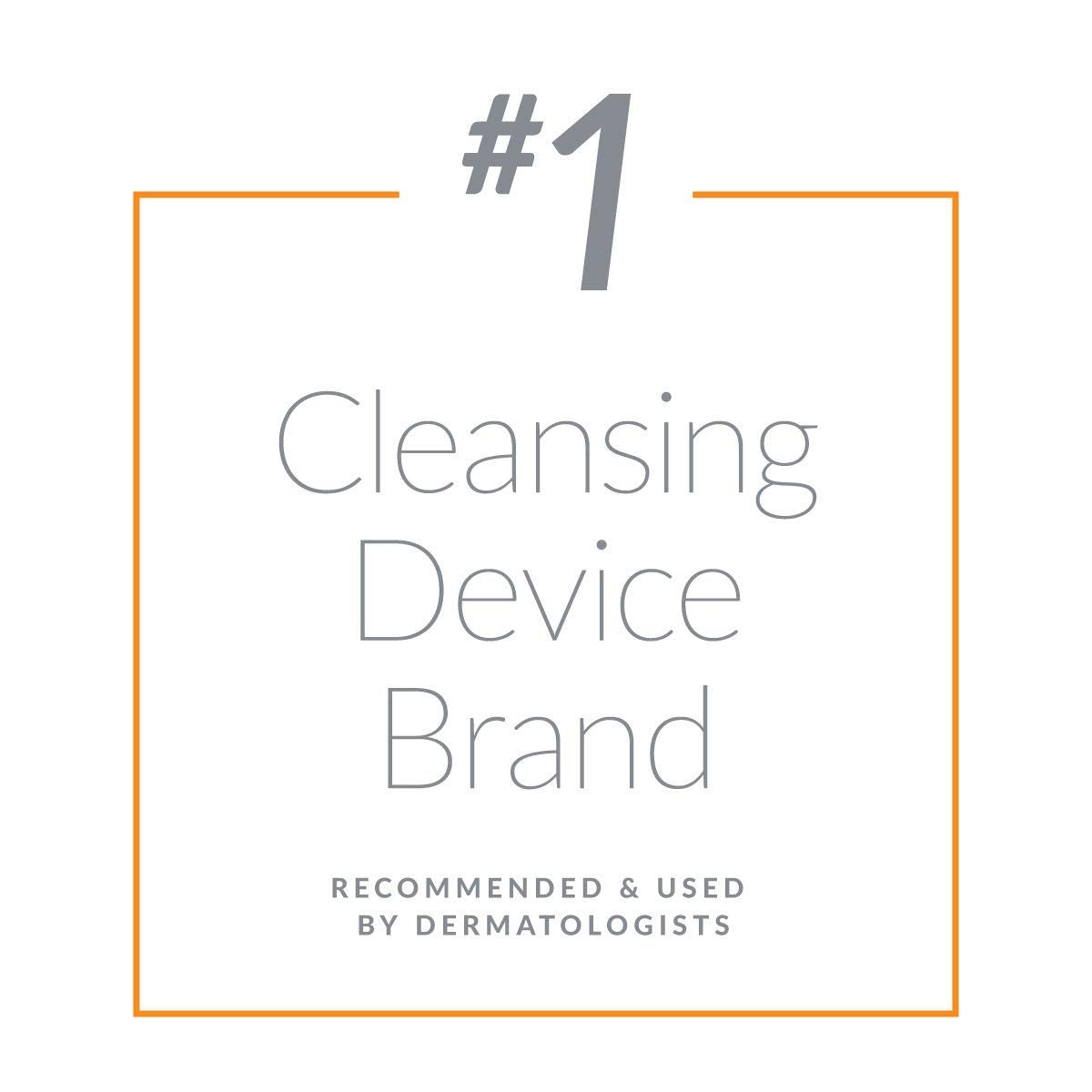 Clarisonic Sensitive Facial Cleansing Brush Head Replacement | Compatible with Clarisonic Mia 1, Mia 2, Mia Fit, Alpha Fit, Smart Profile Uplift, 4 Pack