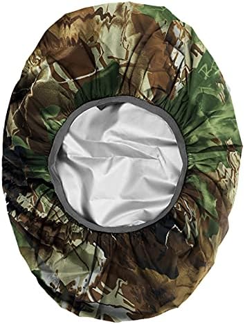 Silfrae Waterproof Rucksack Cover Backpack Rain Cover 30L-100L for Travel Climbing Hiking (Leaf Camo, 40L-50L)