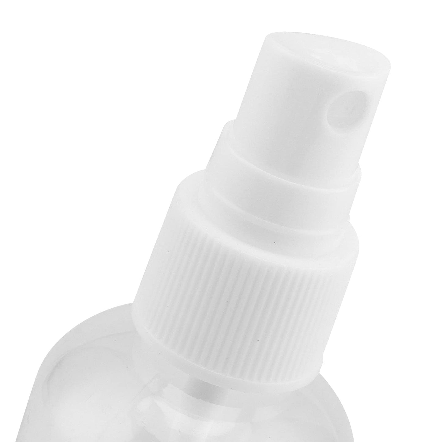 SINJEUN 50 Pack Clear Plastic Spray Bottles with Caps, 4 oz Spray Bottles Mist Sprayer, Refillable Empty Fine Mist Spray Bottle Mini Travel Size Spray Bottles, Leak Proof and BPA-Free