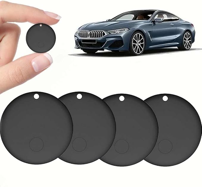 Mini GPS Tracker for Vehicles, Hidden Tracking Device for Vehicles, Car Tracker No Subscription Work with Find My (iOS Only), Vehicle Tracker with Audio for Kids, Dogs, Key, Luggage, Bag (1)