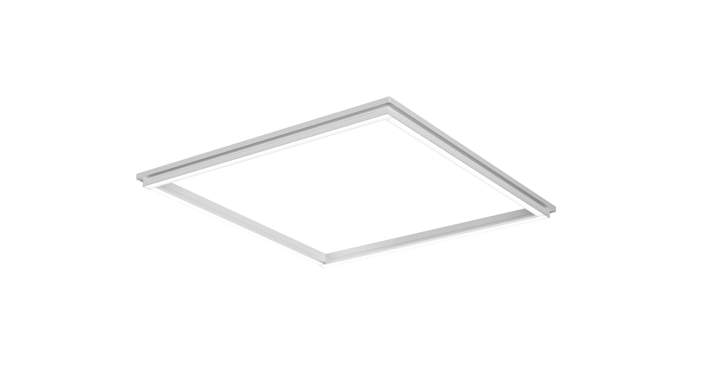 Lithonia Lighting Frame 2x2 LED Lay-in Ceiling Light, 2 ft. x 2 ft. Lighting Fixture for Offices and Classrooms, 3000/4000/5000 Adjustable Lumen Output, 3500K/4000K/5000K Switchable Color Temperature