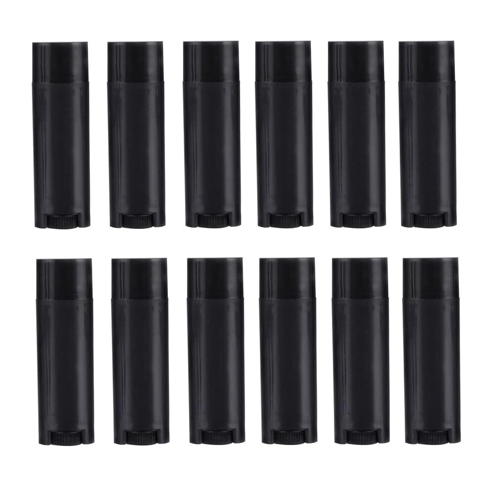 VASANA 4.5g 0.15oz Refillable Oval Lip Balm Tubes DIY Lipstick Lip Balm Lip Gloss Tubes Holder Containers for Lip Samples Travel Split Charging(50PCS)