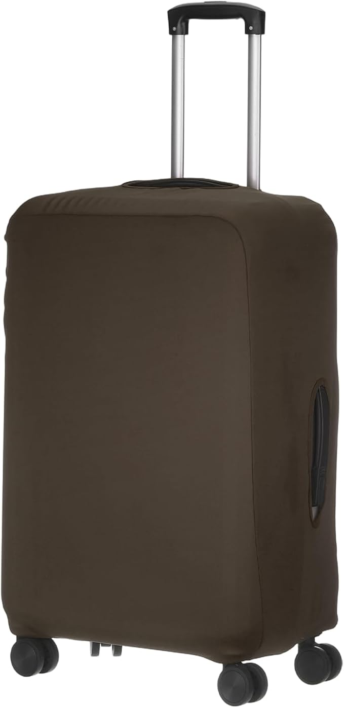 uxcell Travel Luggage Cover, Washable Suitcase Covers for Luggage Anti-scratch Suitcase Protector Elastic Baggage Protective, Fits 22-25 Inch Suit Case, Dark Brown