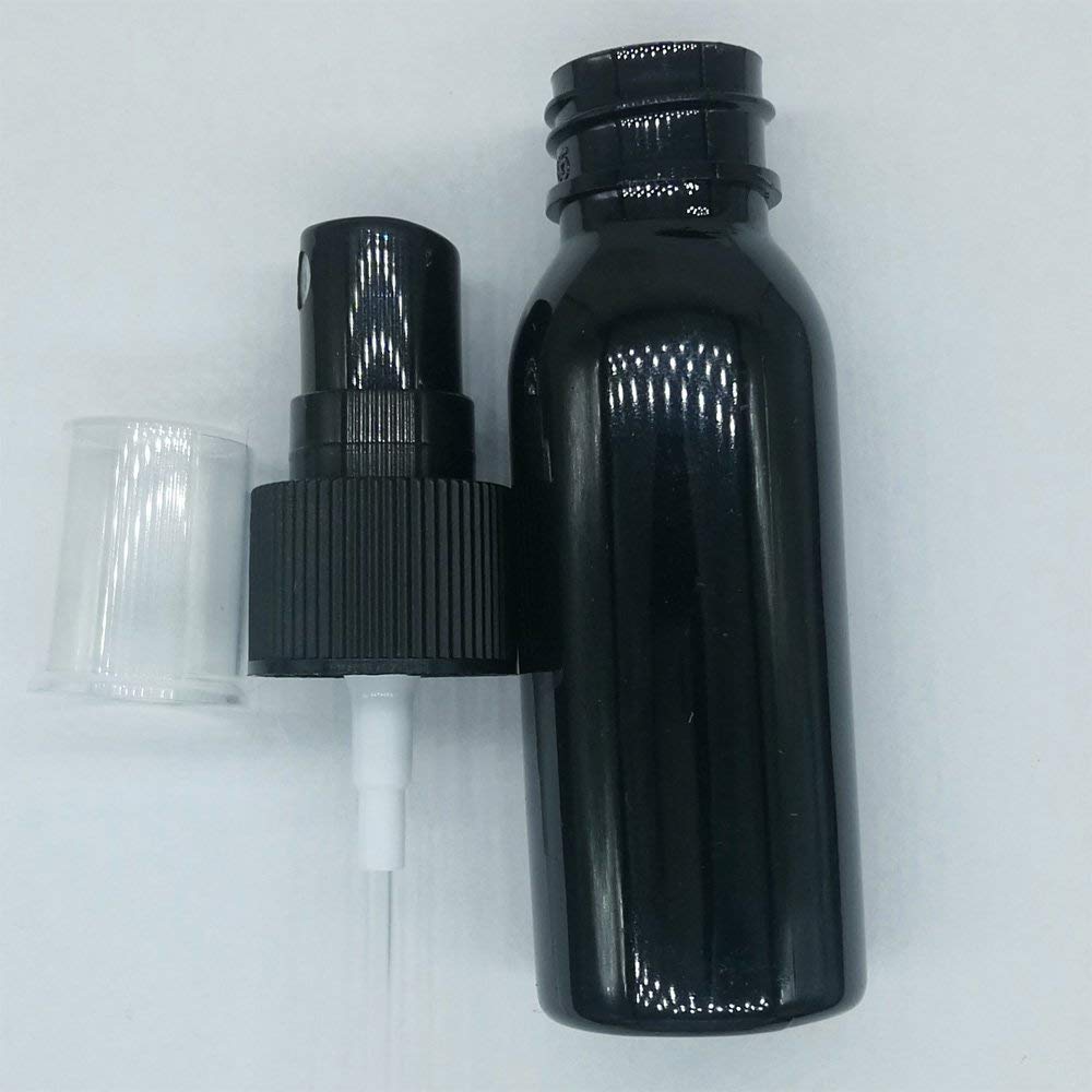 HOSL 36Pack 1 Ounce spray bottles Refillable Fine Mist Spray Bottles Perfume Sprayer Bottle Cosmetic Atomizers Spray Bottles for cleaning (Black)