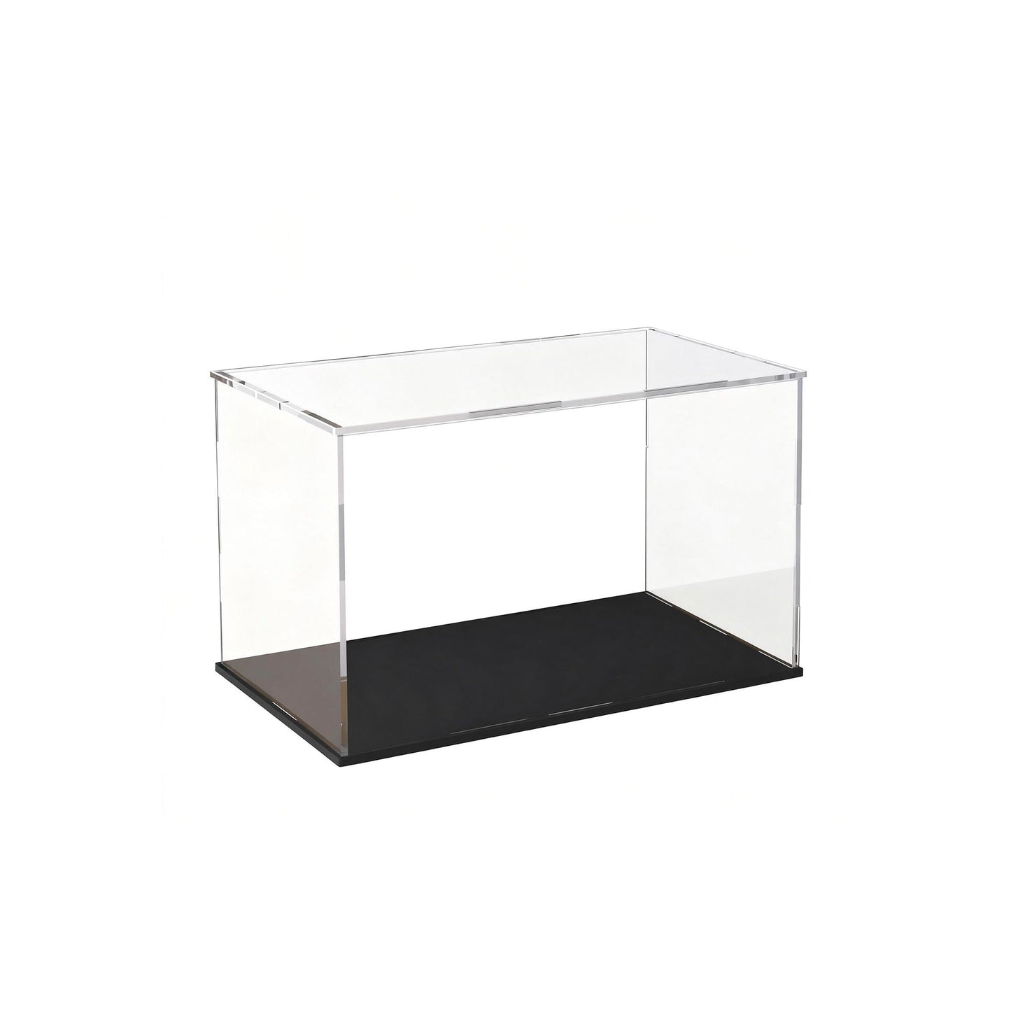 Acrylic Display Case Clear Collectible Display Box for Miniture House, Dustproof Acrylic Showcase, Easy Self Assembly Storage Cases for Action Figures and Art Figurine, 8 x 6 x 7 inch