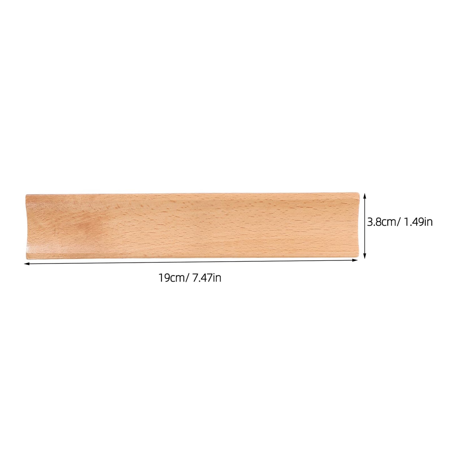 Garneck 2pcs Natural Wood Rolling Pin Stand for Baking Fit Cradle for Pizza Roller Dough Roller Space-saving Kitchen Display Rack Resistant to Stains and Easy to Clean