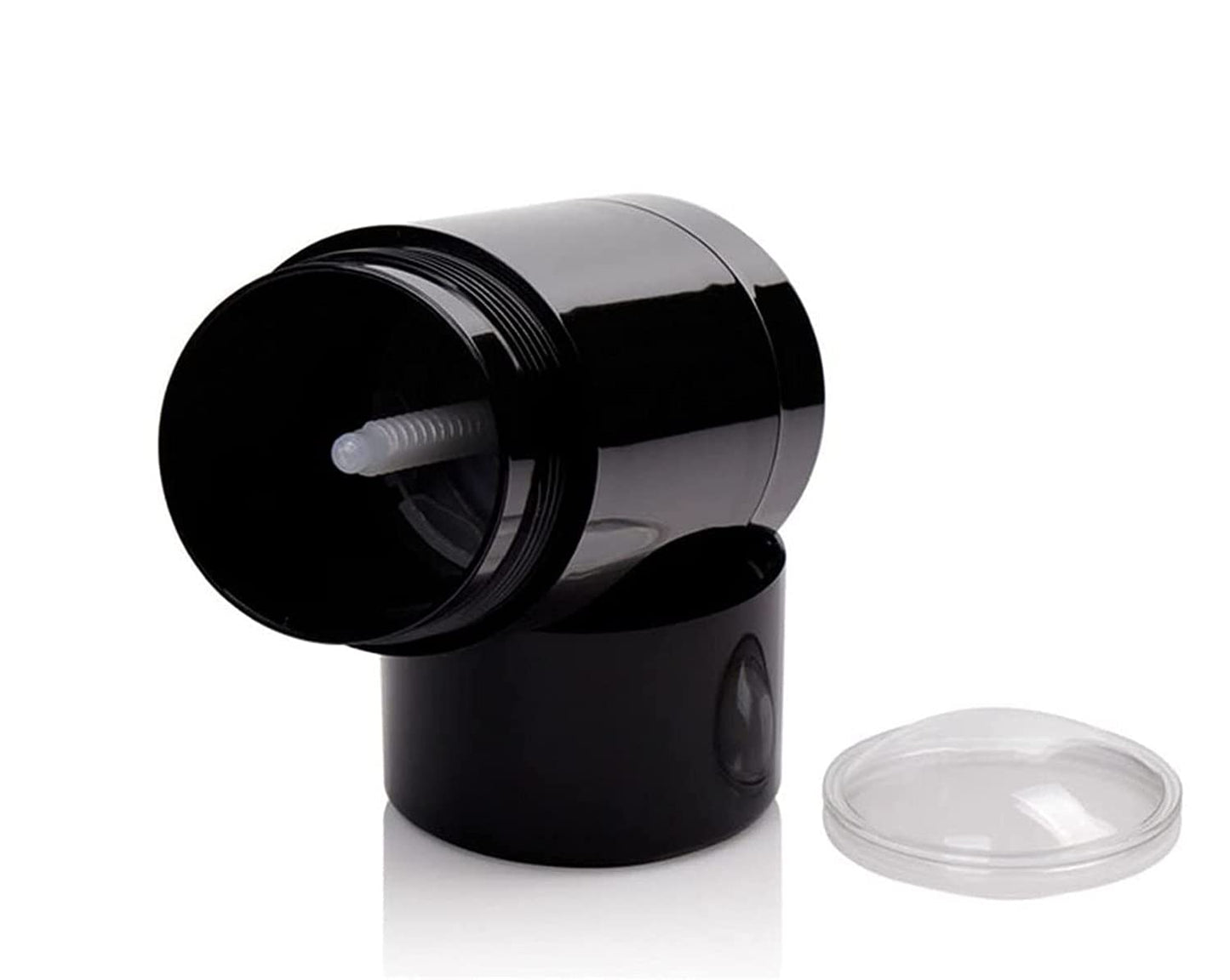 Healthcom 10 Pack 75ml Empty Round Deodorant Containers Twist Up Filling Stick Deodorant Container 2.5 Oz Plastic Deodorant Bottles Refillable Lip Balm Tube for Lipstick Crayon Chapstick DIY Make Own Deodorant(Black) …
