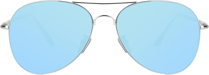 SOJOS Classic Aviator Sunglasses for Women Men Metal Frame Spring Hinges SJ1030