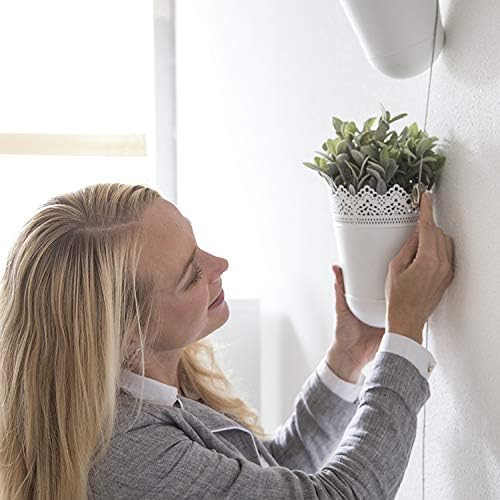 STAS Zipper - 20 Pack Picture Hanging Hooks for Perlon Cords or Steel Cables or Wires