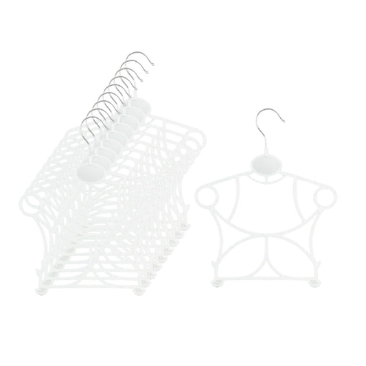IEUDNS 10 Pieces Swimwear Hangers, Swimsuit Hanging Rack Holder, Bathing Suit Lingerie Display for Drying, Coat, Bedroom, Laundry, C