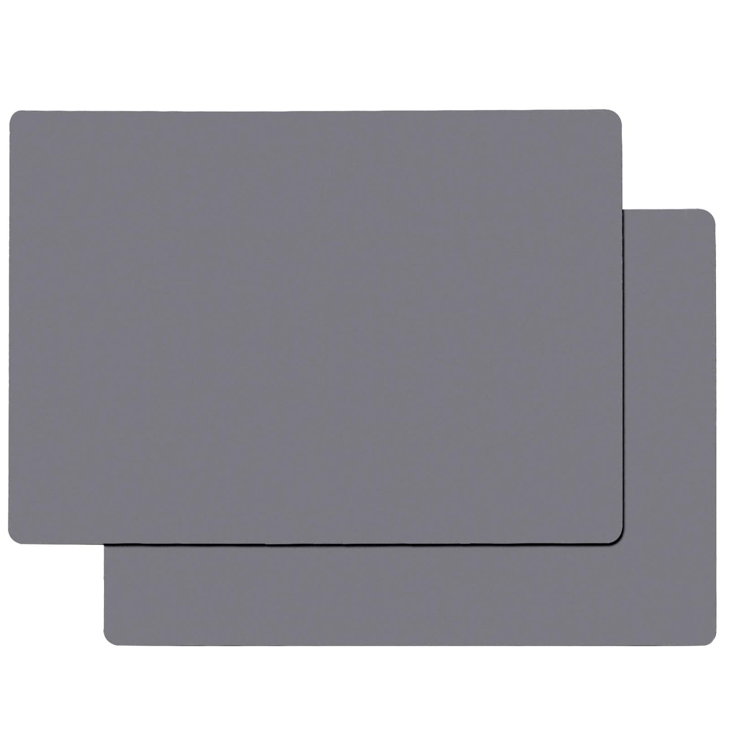 Gartful Extra Large Silicone Mats for Countertop, 28" by 20" Multipurpose Mat, Counter Table Protector, Desk Saver Pad, Placemat Nonstick Nonskid Heat-Resistant Pad, Dark Gray, 2PCS