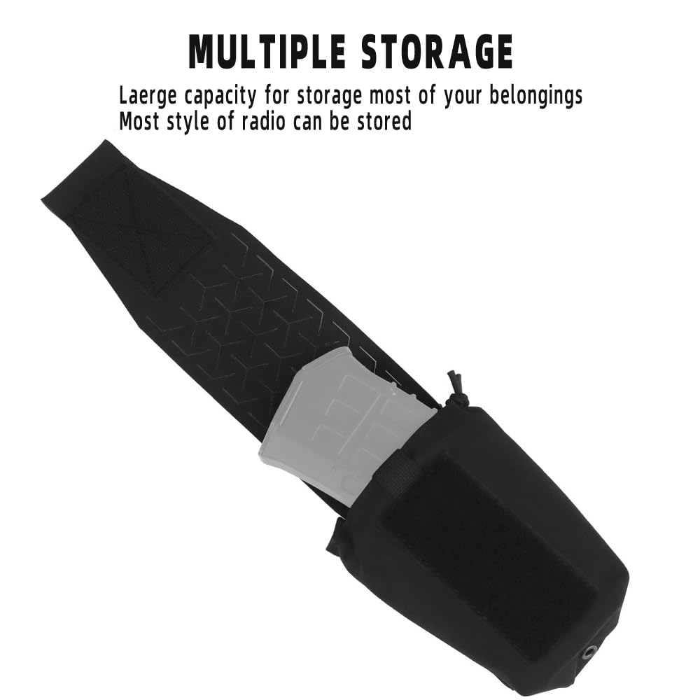 Multi Purpose MOLLE Pouch/Military Radio Bag/Walkie Talkie Pouch,Tactical Chest Hang Magazine Pouches