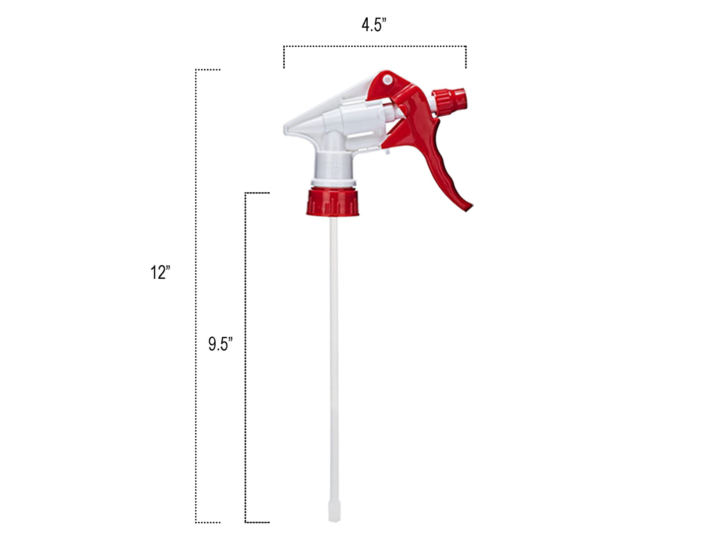 ljdeals 12 Pack Heavy-Duty Trigger Sprayer Replacement Nozzles, Leak-Free, Chemical Resistant, Comfortable Grip, Fit 28-400 16oz/32oz Bottles, Multi-Purpose Tool for Cleaning, Gardening and more…