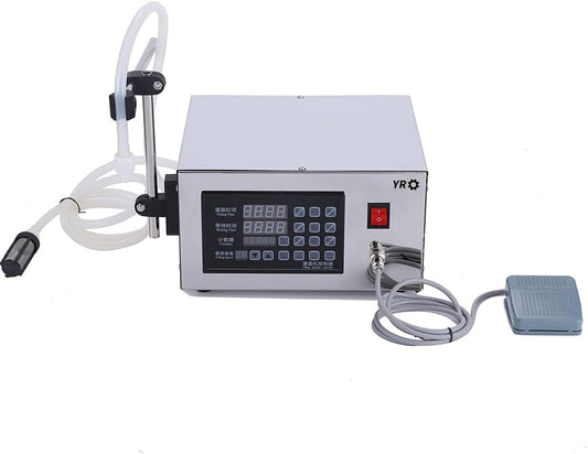 Liquid Filling Machine Automatic Digital water wine Liquid Bottle Filling machine Filler Control Pump 2-3500ml (GFK280)