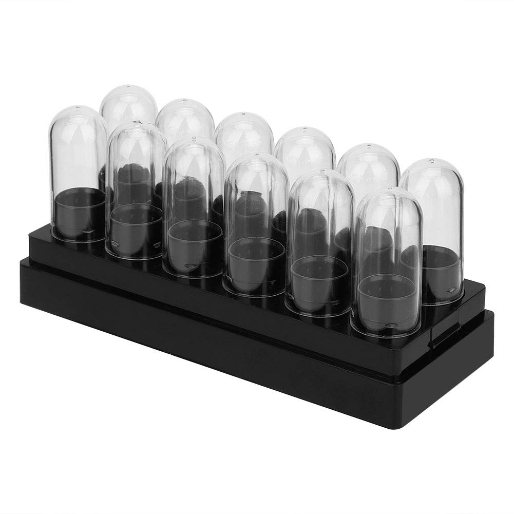 Saluaqui 12pcs Plastic Lipstick Sample Tube Mini Lip Balm Empty Tube DIY Cosmetic Tool, Refillable Empty Lip Balm Gloss Containers Bottles for Women DIY Makeup, Wholesale Business