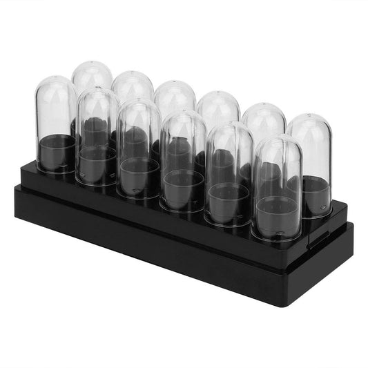 Saluaqui 12pcs Plastic Lipstick Sample Tube Mini Lip Balm Empty Tube DIY Cosmetic Tool, Refillable Empty Lip Balm Gloss Containers Bottles for Women DIY Makeup, Wholesale Business