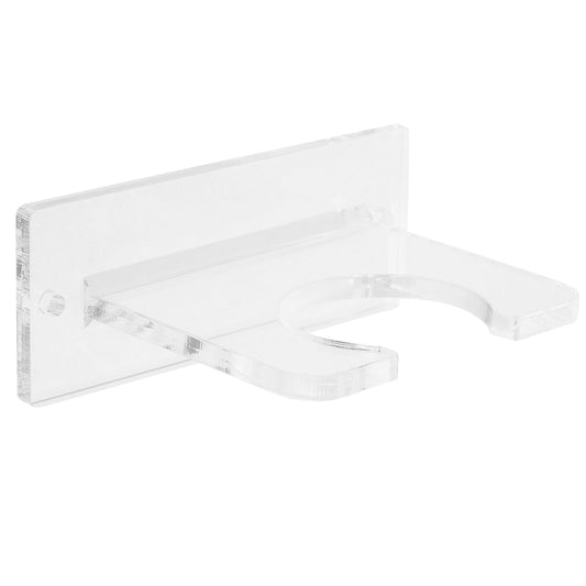 POPETPOP Acrylic Baseball Bat Holder Wall Mount Vertical Stand for Baseball and Softball Bats Space-Saving Durable Display Rack 3.93X2.75X1.57 Inches