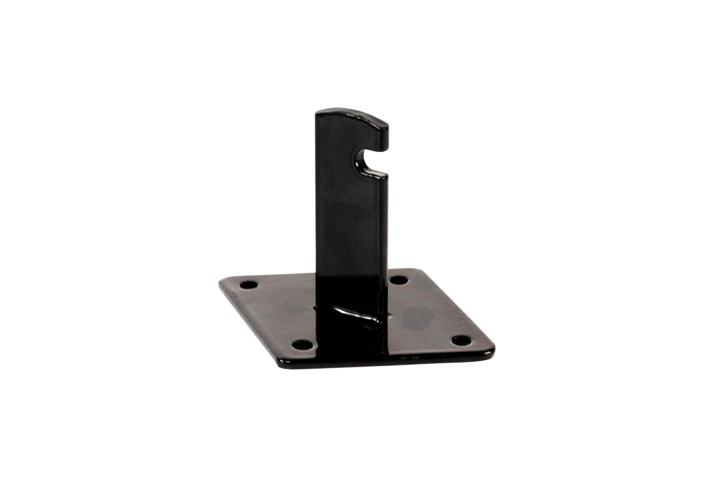 Dazzling Displays 12-Pack of Black Gridwall Panel Mount Brackets - Essential for Gridwall Panel, Slatgrid Panel or Trellis Mounting Brackets