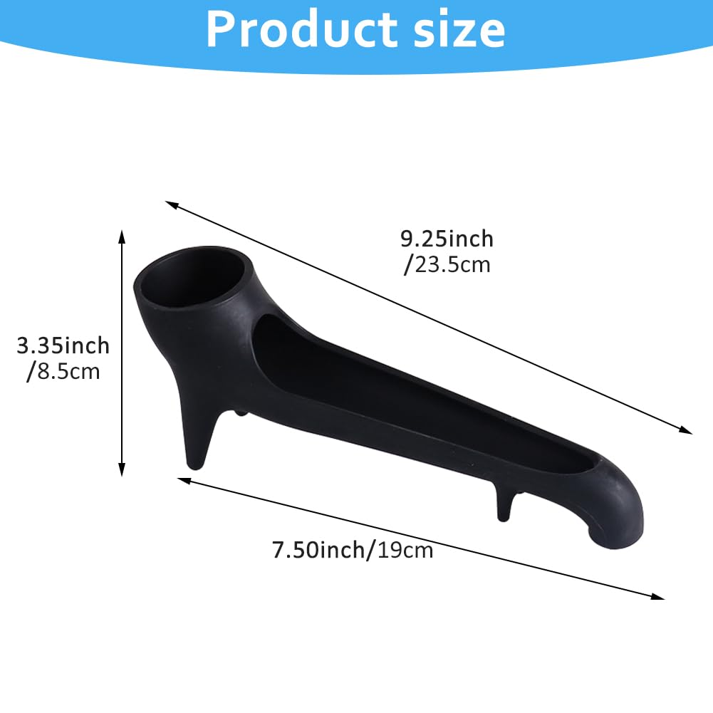 Coffee Machine Water Tank Access Funnel for Espresso Machine,Espresso Long Funnel with Water Tank at The Back for Coffee Maker,Long Waters Spout for All Flat Top Coffe Machines