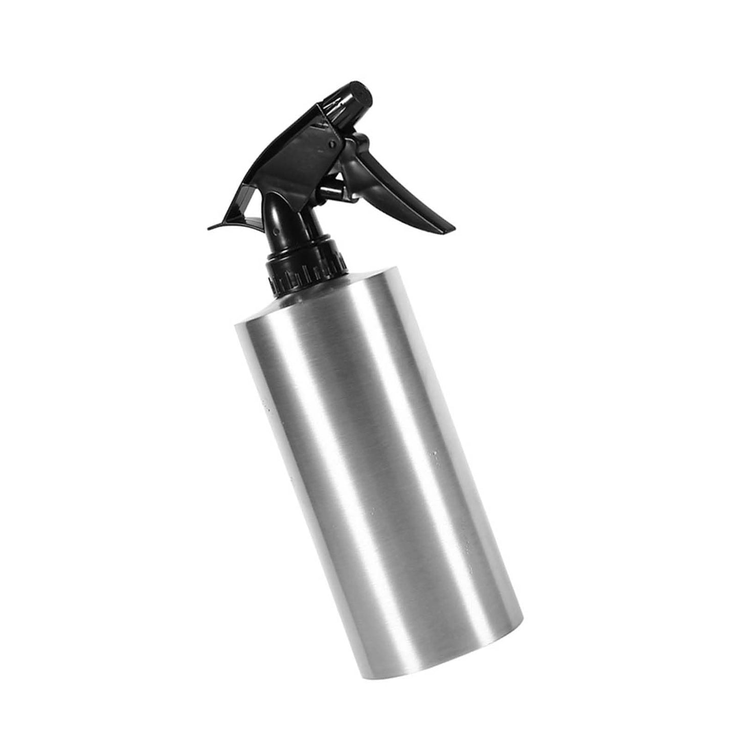 Stainless Steel Spray Bottle, Lightweight Pump Pressure Watering Pot Empty Refillable Cans for Home Kitchen Bathroom (550ml)