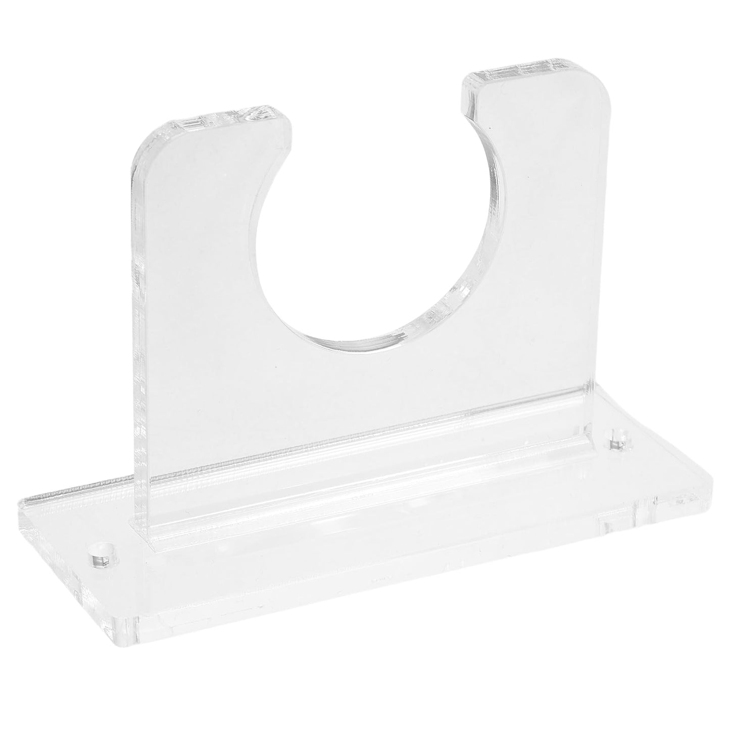 POPETPOP Acrylic Baseball Bat Holder Wall Mount Vertical Stand for Baseball and Softball Bats Space-Saving Durable Display Rack 3.93X2.75X1.57 Inches
