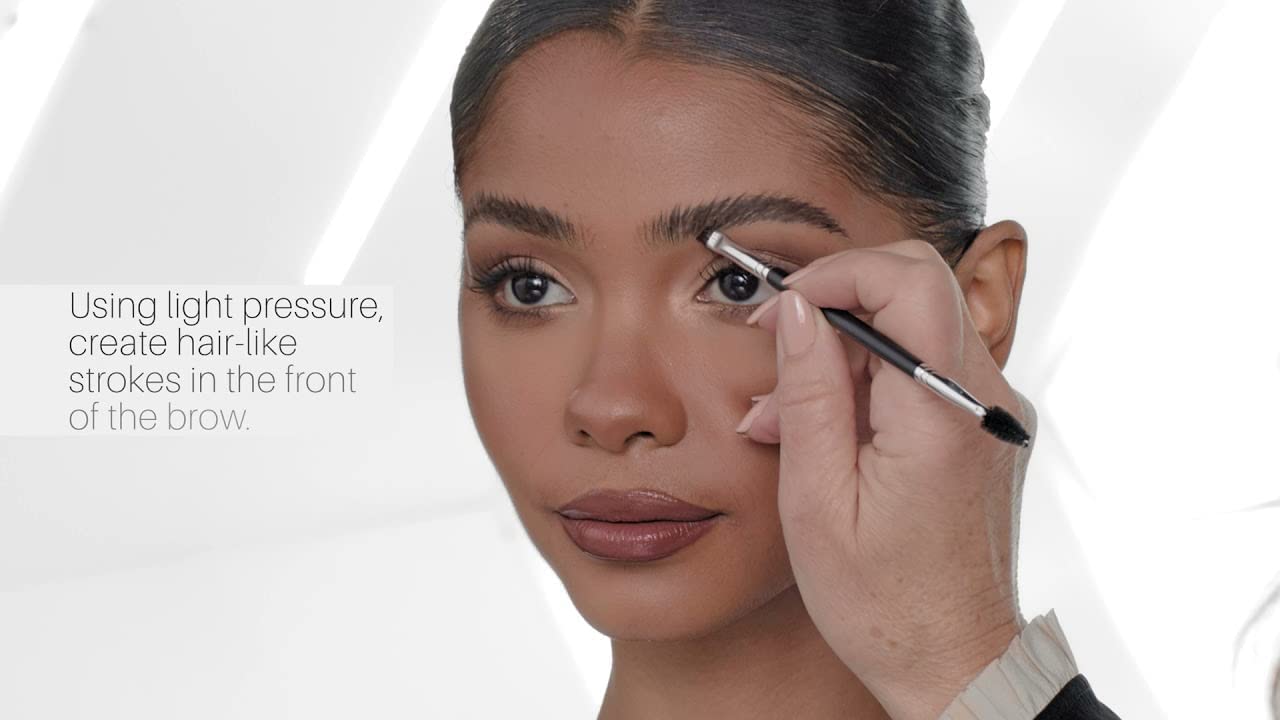 Anastasia Beverly Hills 12 Brush - High-Performance Synthetic Firm Brow Brush for Pomade Application and Intense Arch Definition