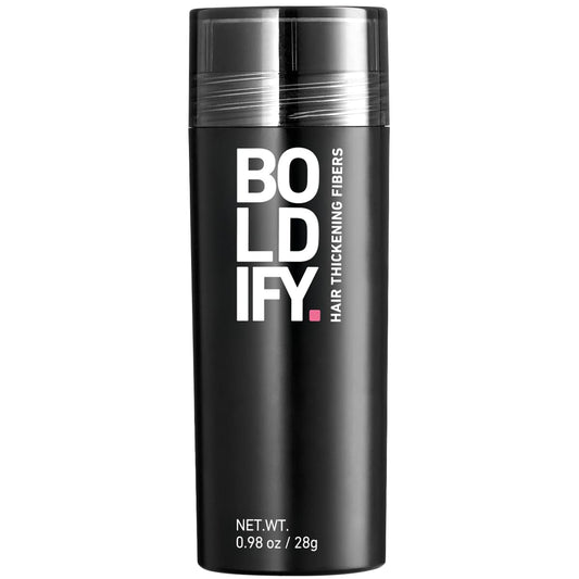 BOLDIFY Hair Fibers (28g) - Fill In Thinning and Fine Hair for an Instantly Fuller, Thicker Look - 14 Shades for Women & Men - Gray