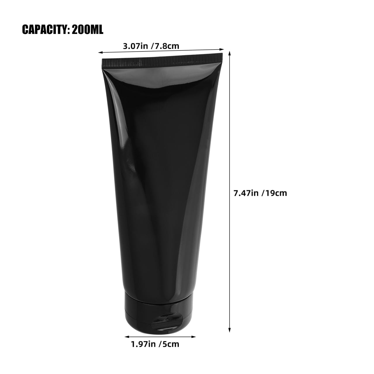 PRETYZOOM 4 Pack Refillable Travel Tubes Empty Cosmetic Soft Tubes with Flip Cap Leakproof Squeeze Bottles for Toiletries Shampoo Lotion Makeup Travel Essentials for Trips Gym
