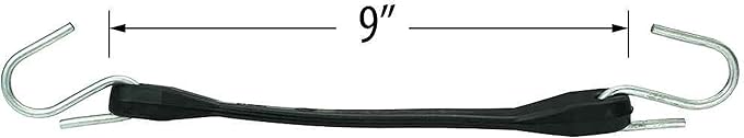 US Cargo Control 9" Rubber Tarp Straps - Box of 50