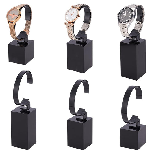 DELORIGIN Acrylic Watch Display Stand C Shape Bracelet Display Holder
