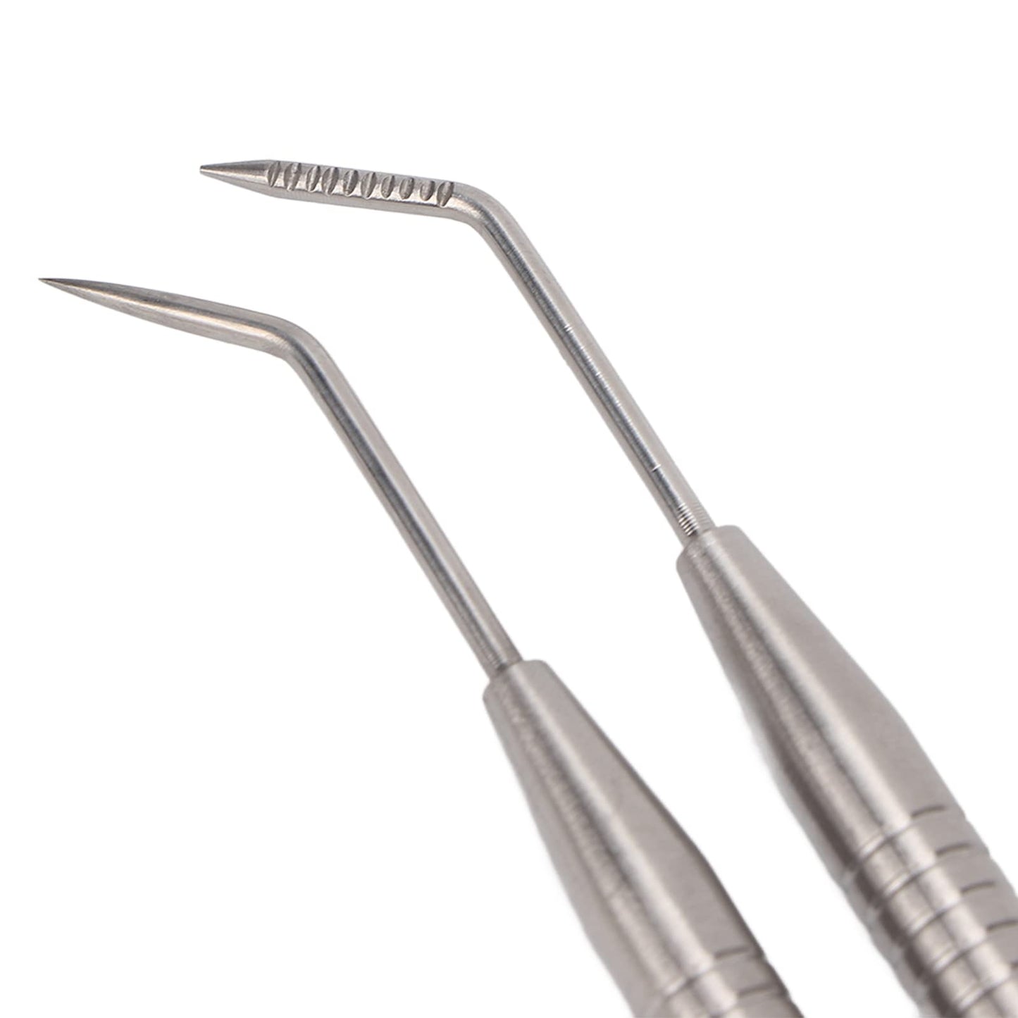 2 Pieces Eyelash Perm Tool,Lash Separator Tint Tool,Stainless Steel Lash Rods Tool with Comb for Eyelash Eyebrow Perming Tinting Curling Extensions (silver)