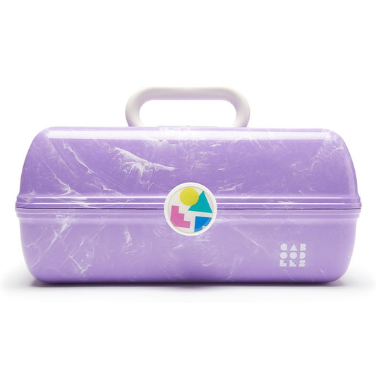 Caboodles On-The-Go Girl Retro Case, Lavender Marble, 13x8x5.75 Inch (Pack of 1)
