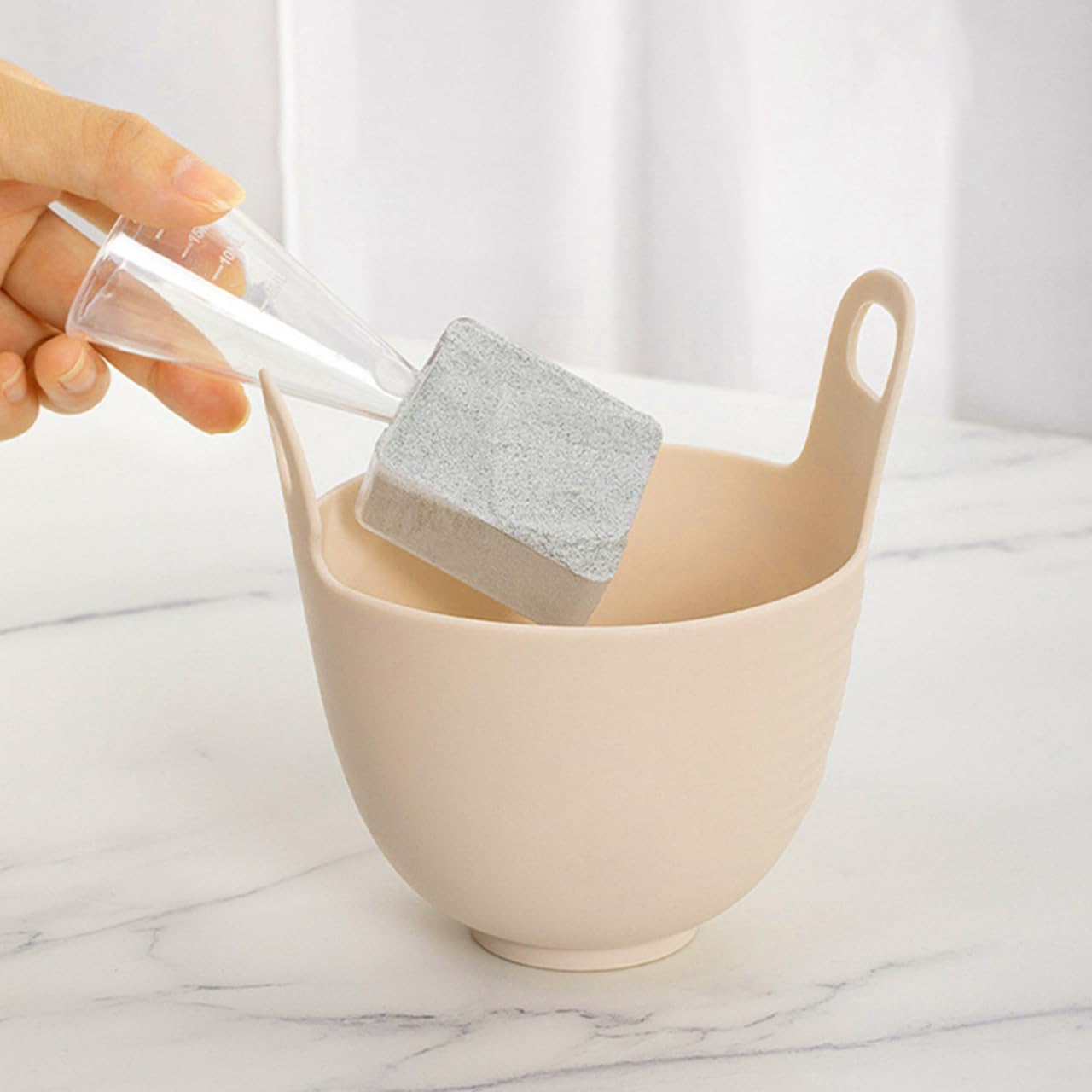 Professional Silicone Facial Mask Mixing Bowl Set 4-in-1 DIY Mask Making Kit with Brush, Spatula & Measuring Spoon Portable Skincare Tools for Face, Hair & Spa