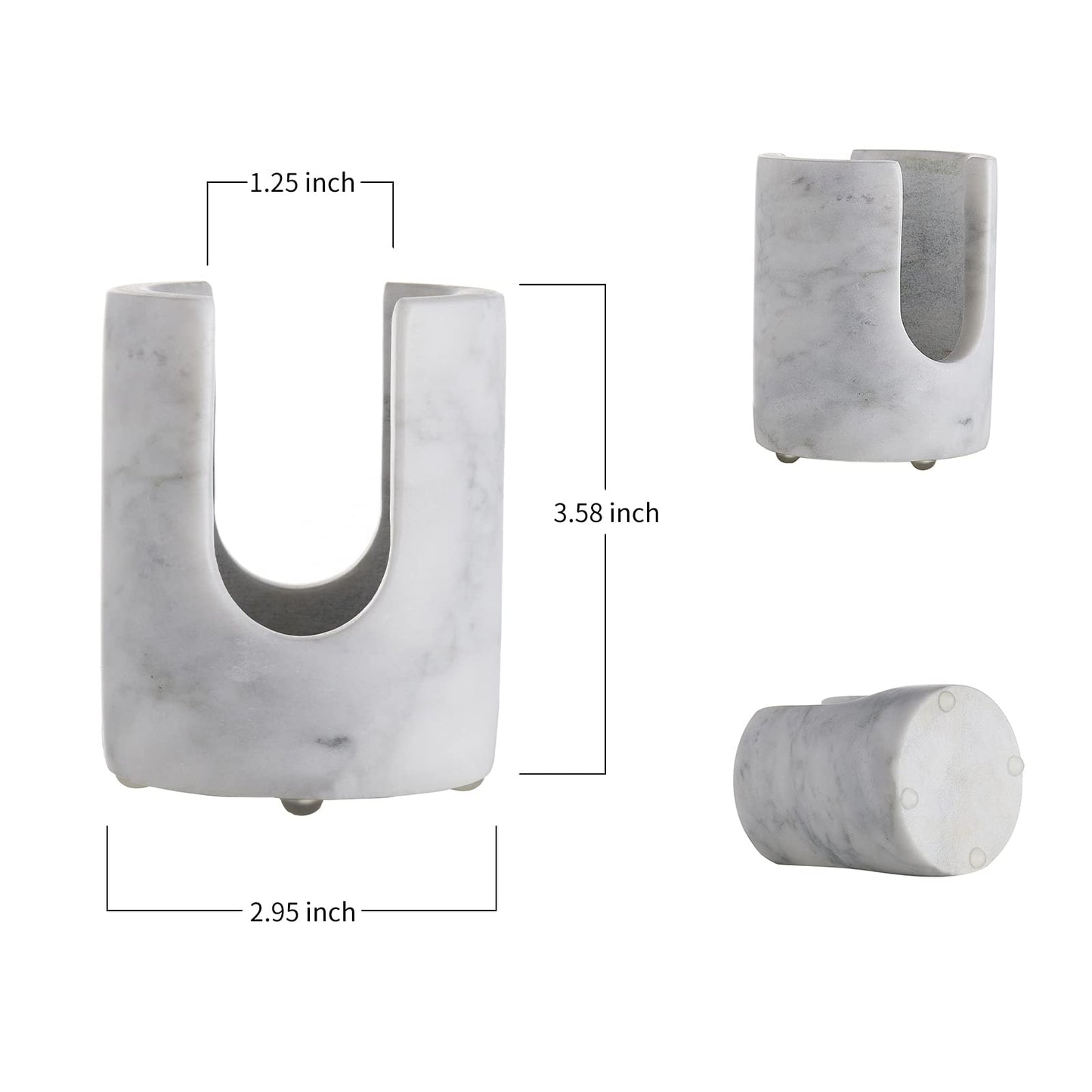 EVERBBKING Marble Sponge Holder Sink Sponge Caddy for kichen counter Drying Rack for Sink Organizer Modern Stone Kitchen Sink Caddy