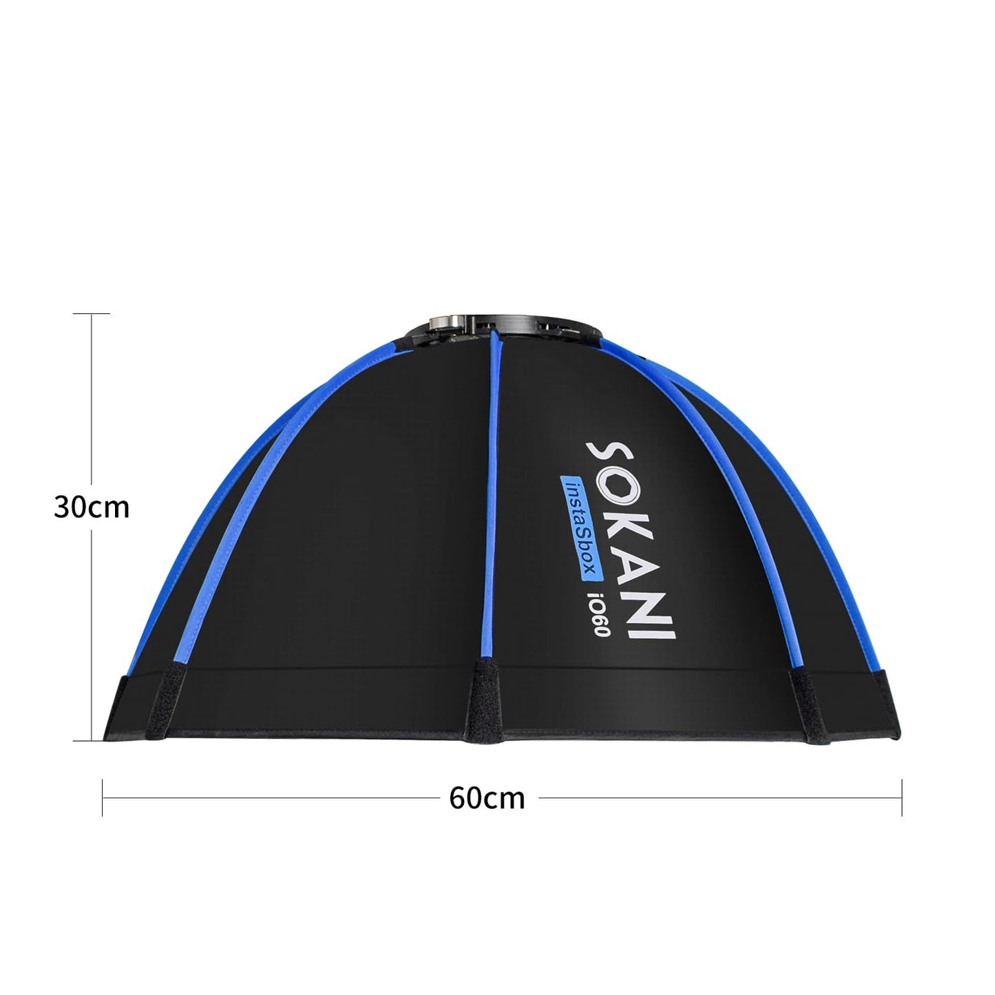 Sokani 23.6"/60cm Octagonal Softbox, Bowens Mount with Honeycomb Grid