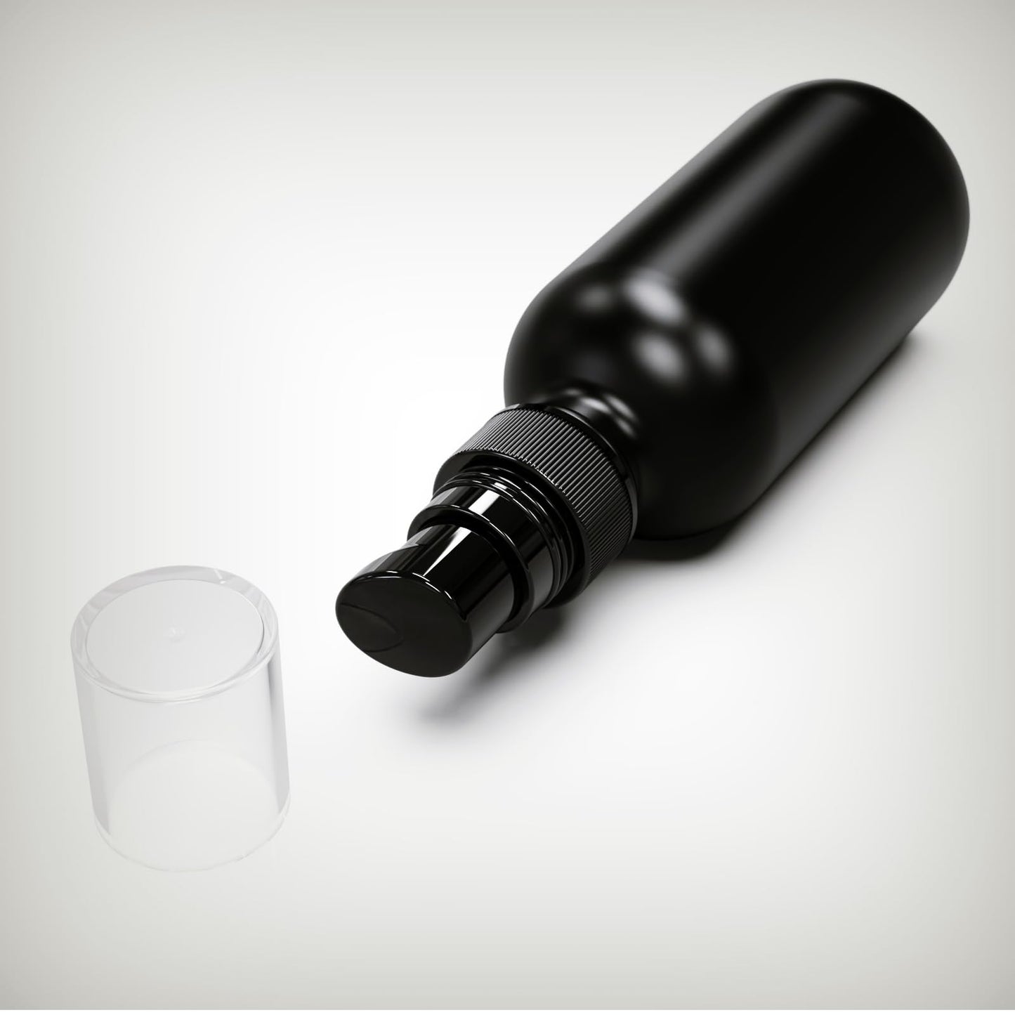 12Pack 60ml Matte Black Glass Pump Bottle with Black Top,2oz Small Dispenser, Travel Size Refillable Botttles for Lotions,Sercums,Essential Oils
