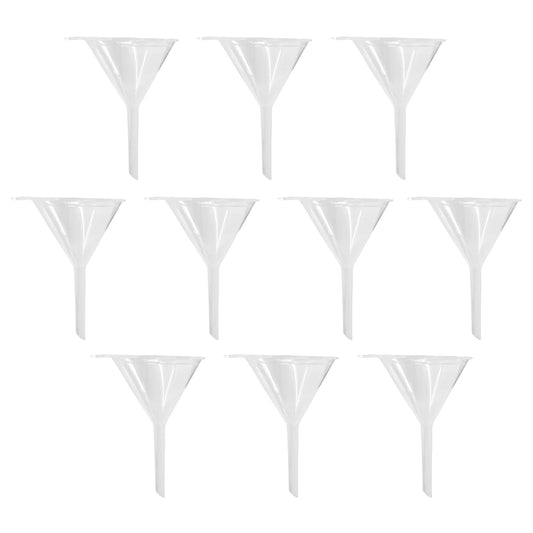 EISCO 10PK Filter Funnels, 2.6" - Polyethylene Plastic - Resistant to Acids & Alkalis - Great for Laboratory, Classroom or Home Use