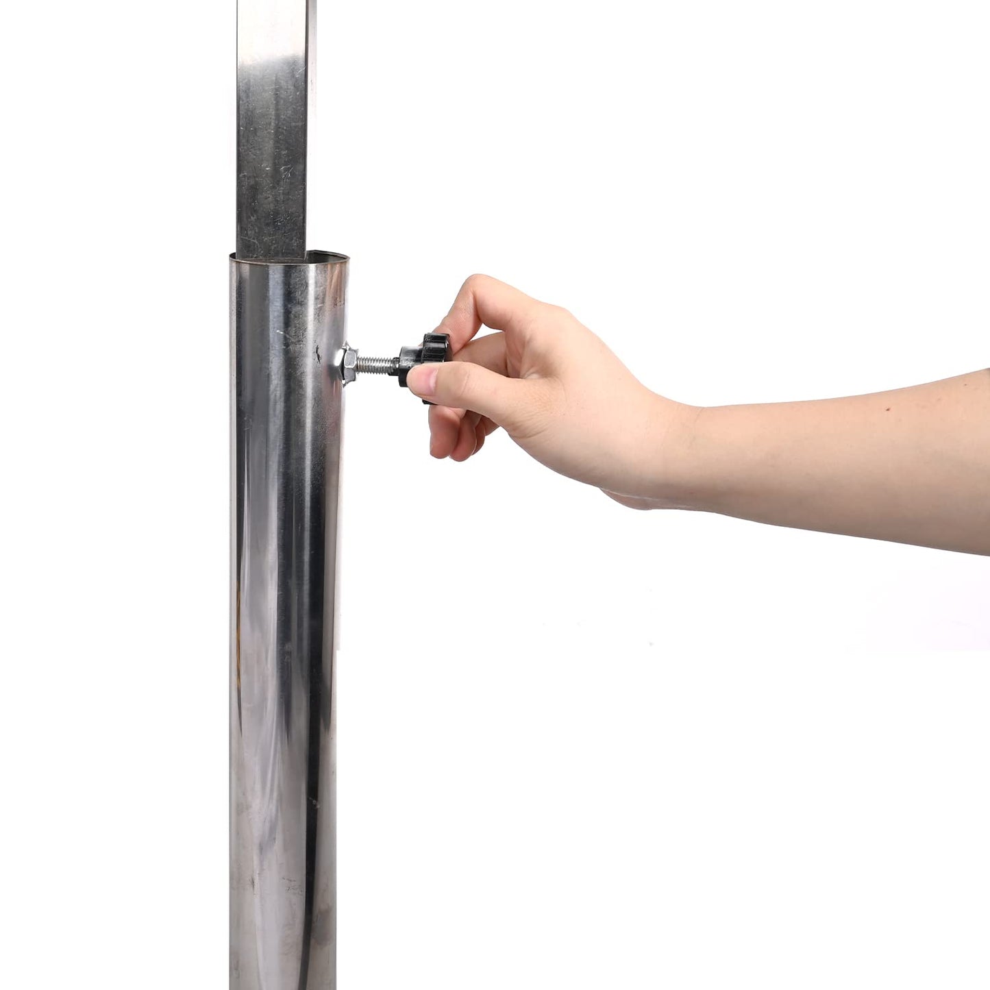 huyear Stable Rotating Paint Rack Lifting Rotating Spraying Rack Stainless Steel Paint Stand for Door and Car Body