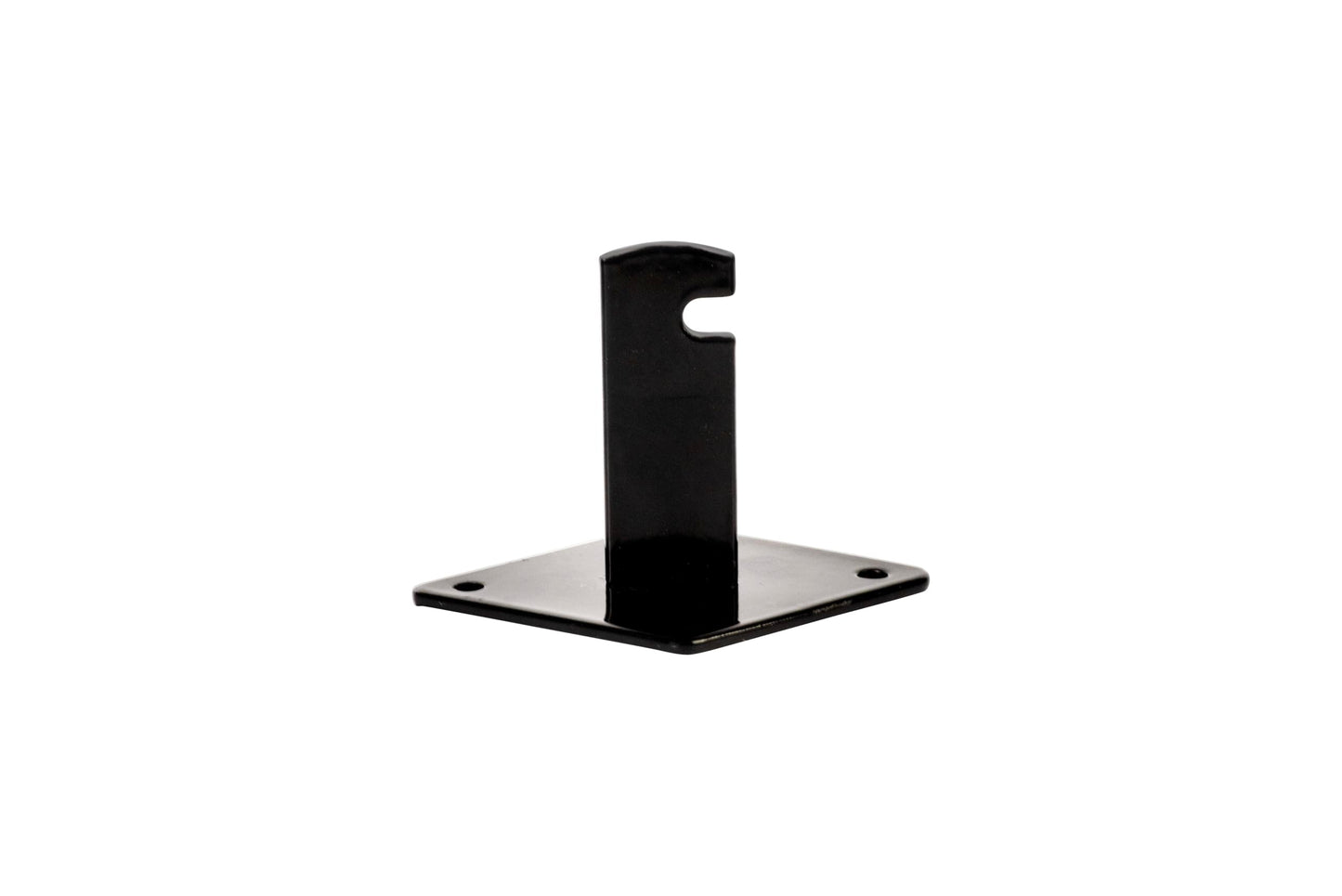 Dazzling Displays 12-Pack of Black Gridwall Panel Mount Brackets - Essential for Gridwall Panel, Slatgrid Panel or Trellis Mounting Brackets