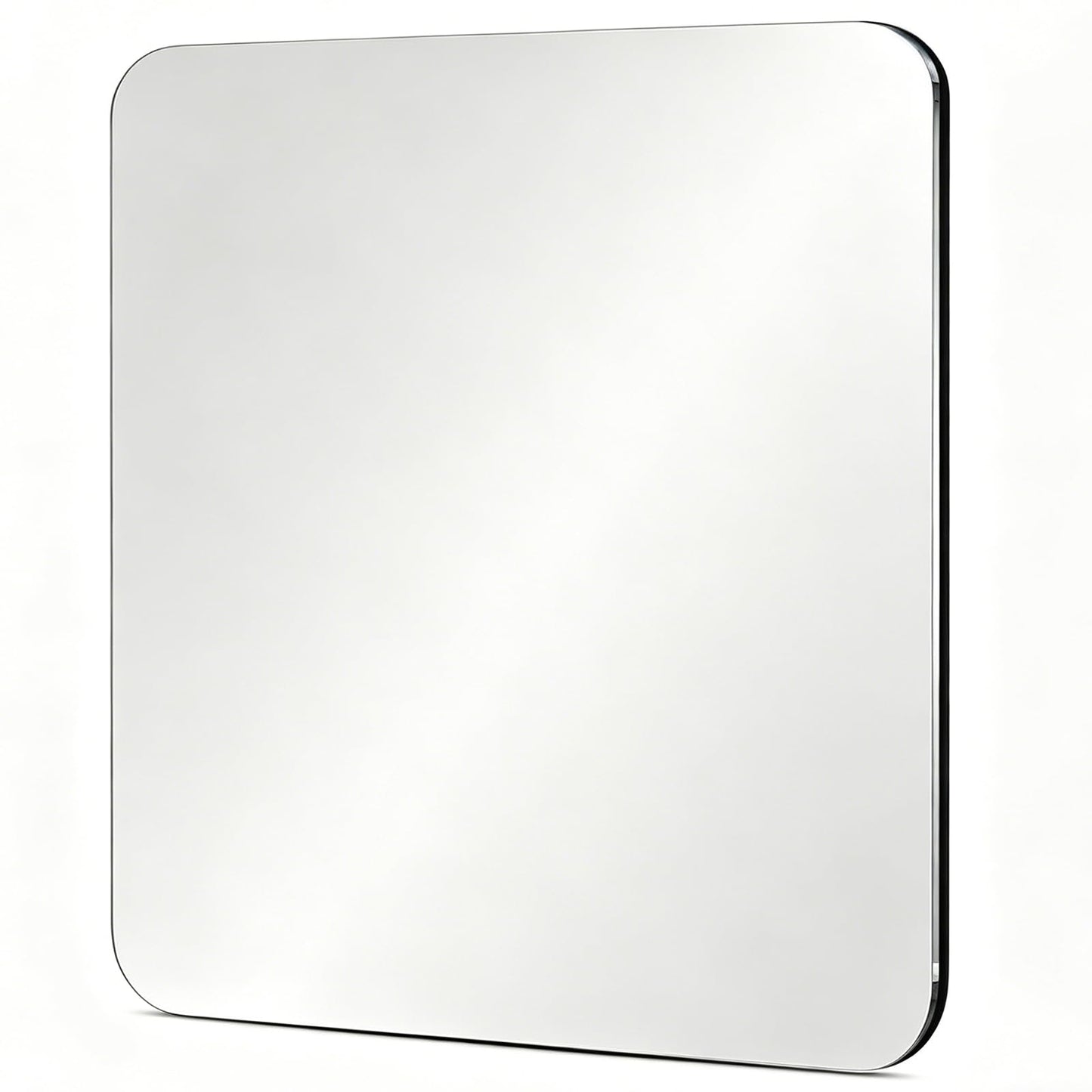 Neehows 1 Pc Strong Magnetic Locker Mirror, 7.87" x 7.87" Acrylic Mirror with Fully Magnetic Back for School Locker Refrigerator Office Cabinet