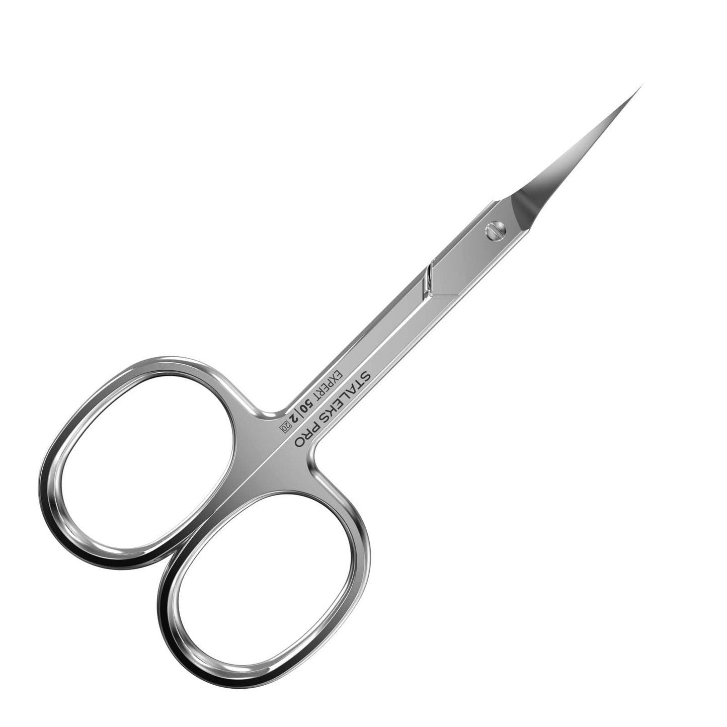 Staleks Pro Expert 50 Cuticle Scissors - Stainless Steel, Extra Fine Curved Blade for Precise Cuticle Trimming: Professional Manicure Scissors for cutticle SE-50/2