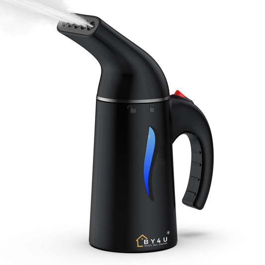 Handheld Steamer for Clothes Garment Powerful Steamer Wrinkle Remover, Easy to Use for Home and Trave Black
