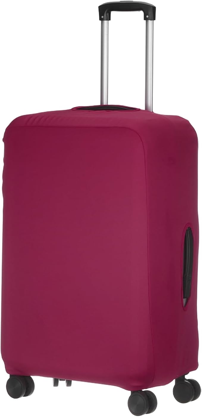 uxcell Travel Luggage Cover, Washable Suitcase Covers for Luggage Anti-scratch Suitcase Protector Elastic Baggage Protective, Fits 29-32 Inch Suit Case, Purple Red