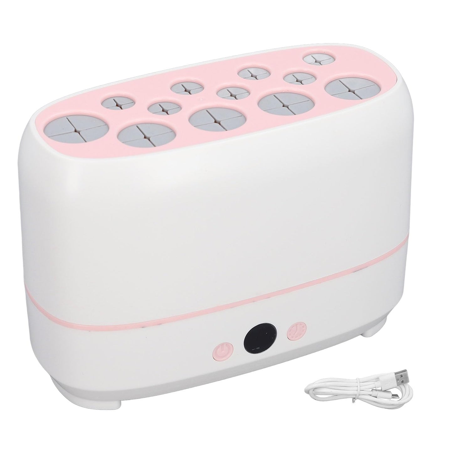 BONKZEBU Electric Makeup Brush Dryer Machine 12 Holes Automatic Brush Cleaner and Drying Tool for Professional Salon and Home Use Quickly Drying Cosmetic Brush Cleaner Dryer