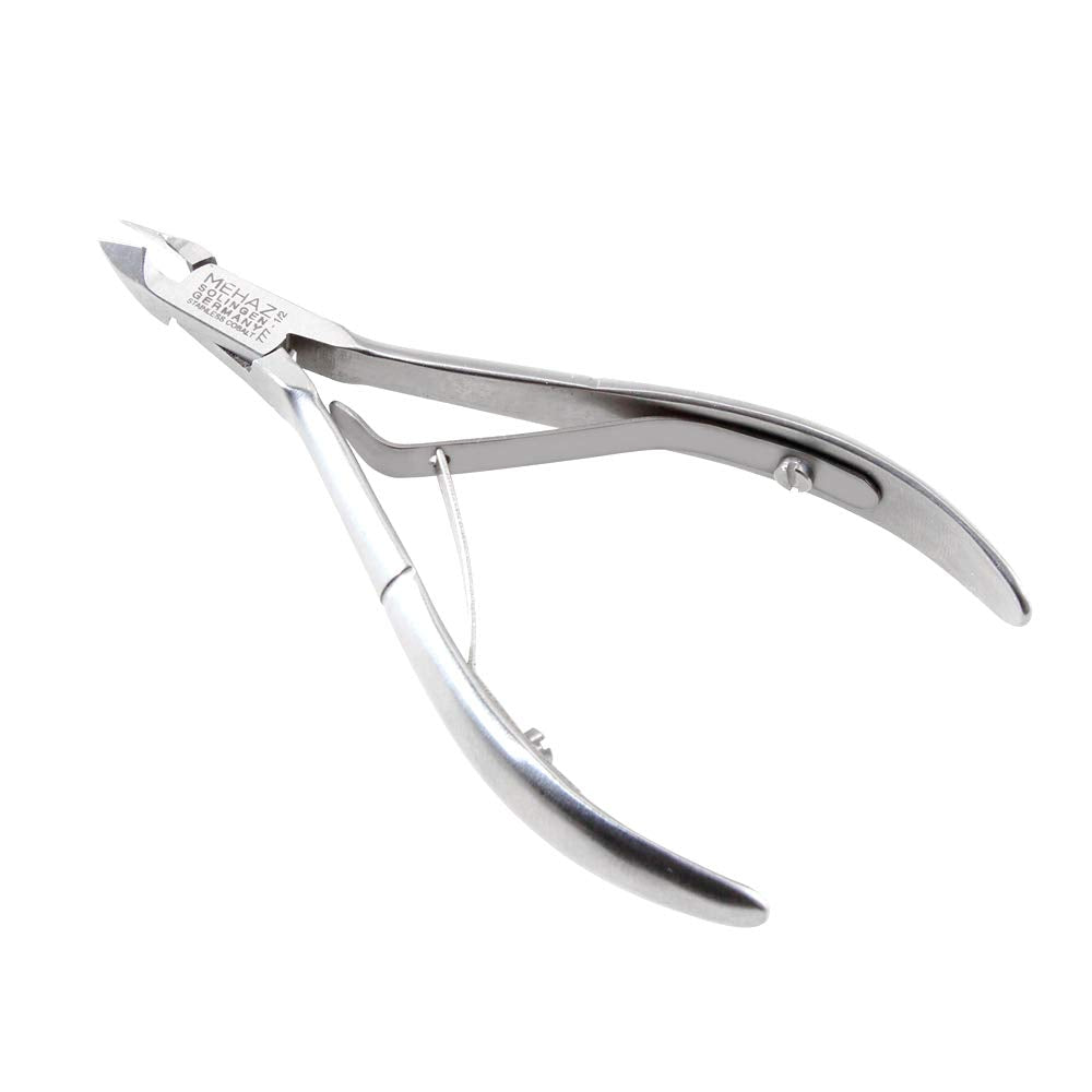 Mehaz Cuticle Nipper 777, 1/2 Jaw, Stainless Steel Cobalt with 4" Handle