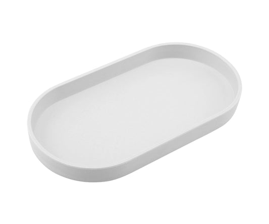 VCREATC White Small Tray (10 inch), Oval Tray